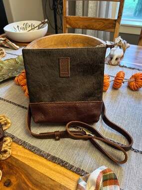 Portland Leather Limited Edition Festival Bag Hair on Hide PLG Unicorn